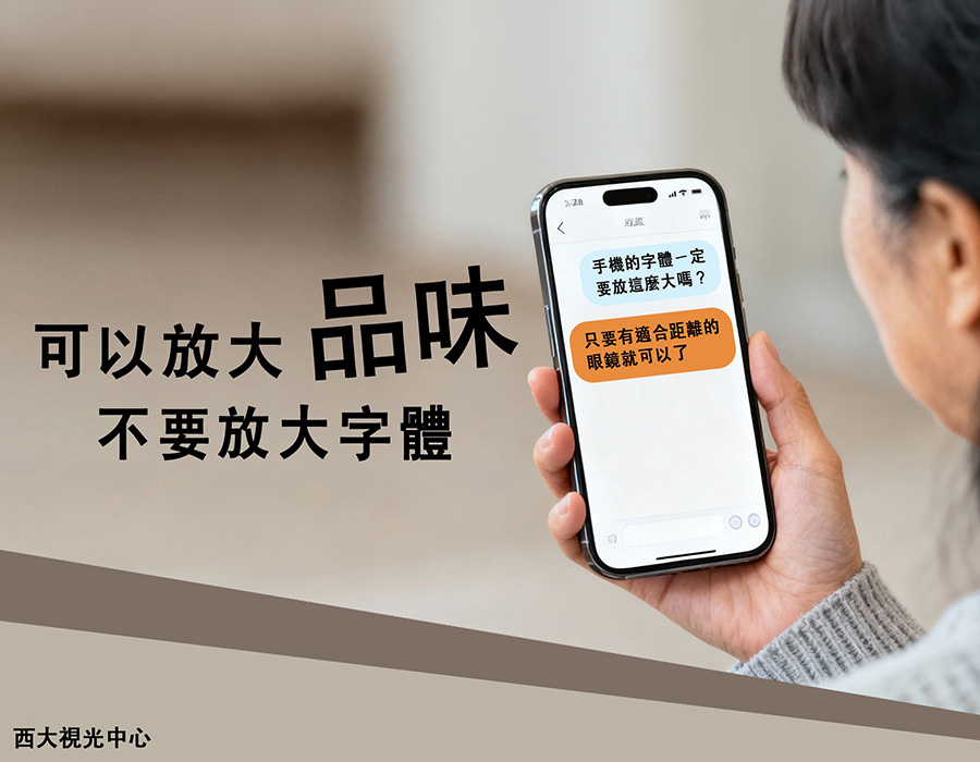 小林眼鏡眼鏡驗光可以放大品味不要放大字體