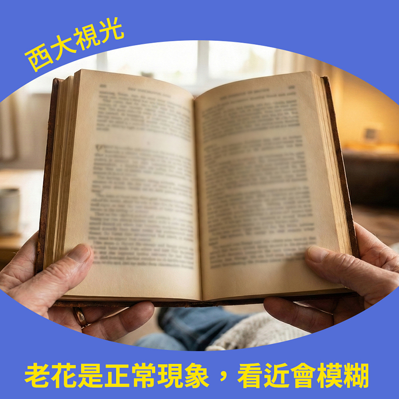 有近視就不會老花了嗎